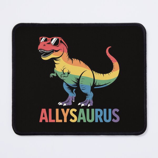 Item preview, Gay Pride Month Allysaurus Dino Trex LGBTQ Ally Boys Kids designed and sold by HudsonErik.