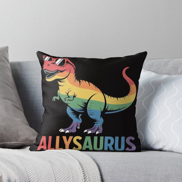Item preview, Gay Pride Month Allysaurus Dino Trex LGBTQ Ally Boys Kids designed and sold by HudsonErik.