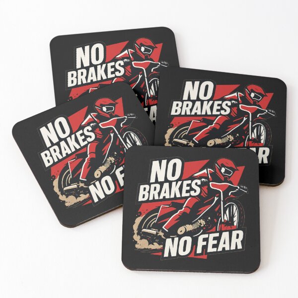 Item preview, No Brakes No Fear - Speedway Rider Streetwear Graphic designed and sold by MKreative Studio.