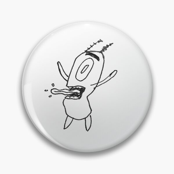 Item preview, Plankton Screaming Black and White designed and sold by Gr33zy Art.