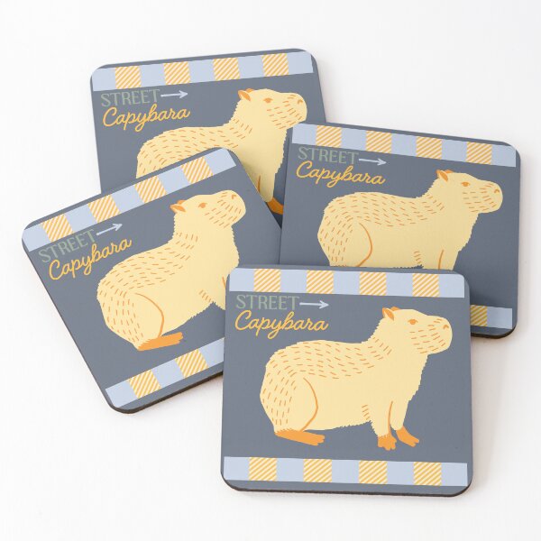 Item preview, Street Capybara – Urban Capybara Graphic Illustration designed and sold by JuanaDesigns.