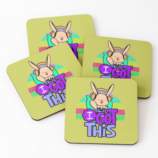 Item preview, I Got This – Funny Gamer Rabbit with Headphones designed and sold by AstronautMerch.