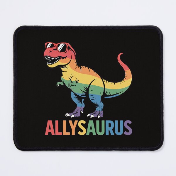 Item preview, Gay Pride Month Allysaurus Dino Trex LGBTQ Ally Boys Kids designed and sold by DarioRosales.