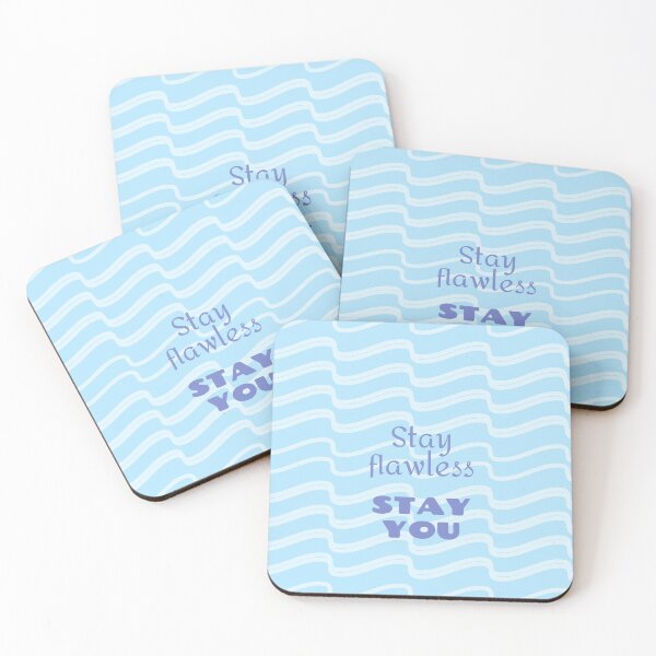 Item preview, Stay Flawless Stay YOU – Stylish LIght Blue waves -Phone Case designed and sold by Giota29.