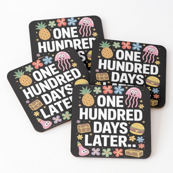 Item preview, One Hundred Days Later 100 Days of School Student Teacher designed and sold by HermanTricia.