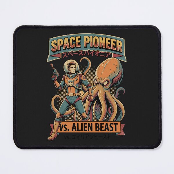 Item preview, Sci-fi Astronaut vs Giant Octopus designed and sold by AwesomeBeyondLimits.