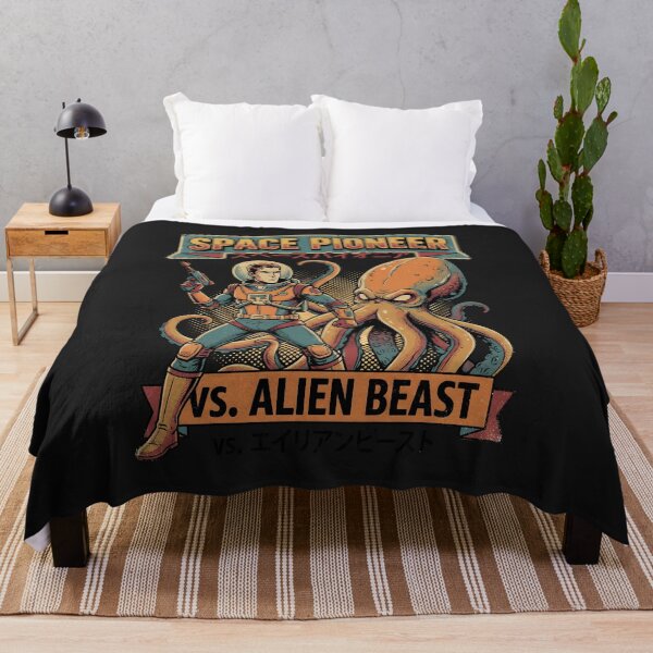 Item preview, Sci-fi Astronaut vs Giant Octopus designed and sold by AwesomeBeyondLimits.