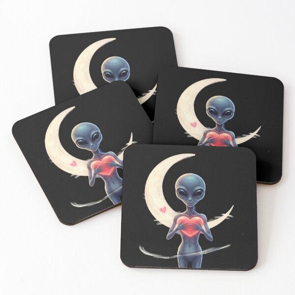 Item preview, Resident Alien Love – Funny Alien Valentine Sci-Fi Romance Design designed and sold by ALL ART .