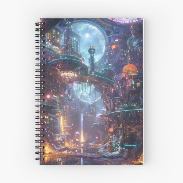 Item preview, Neon Cyberpunk City & Futuristic Space Station designed and sold by IdeaSmith.