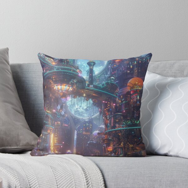Item preview, Neon Cyberpunk City & Futuristic Space Station designed and sold by IdeaSmith.