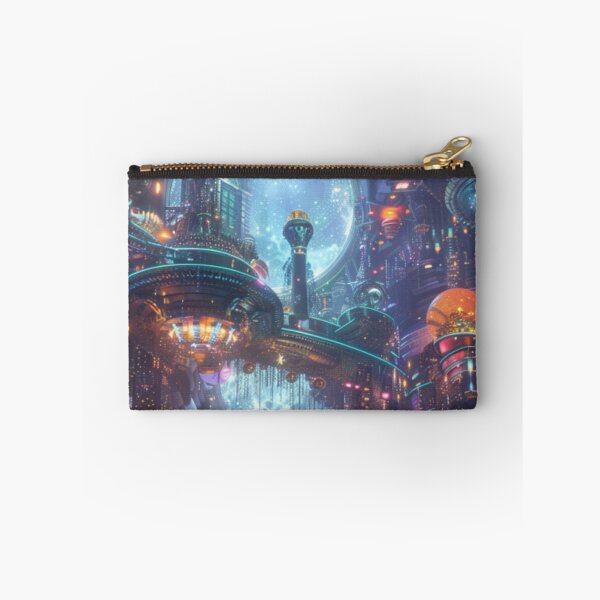 Item preview, Neon Cyberpunk City & Futuristic Space Station designed and sold by IdeaSmith.