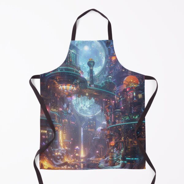Item preview, Neon Cyberpunk City & Futuristic Space Station designed and sold by IdeaSmith.
