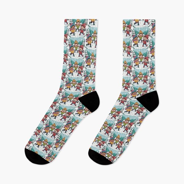 Item preview, Children are throwing themselves into the snow designed and sold by desinganddecor.