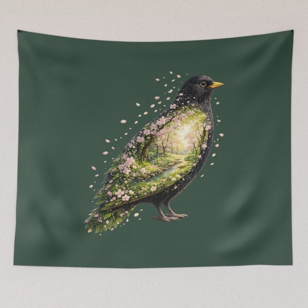 Item preview, Blackbird of Springlight designed and sold by ChirpInc.