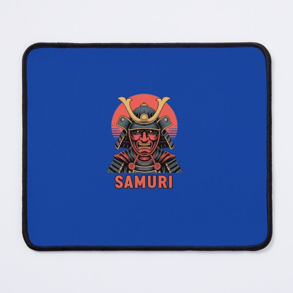 Item preview, Vintage Samurai Warrior Poster - Japanese Bushido Wall Art - Red Sun Illustration Print designed and sold by LIVE_FREE.