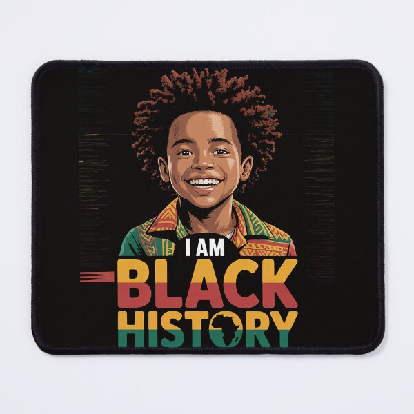 Item preview, I Am Black History Afro Boy Little Melanin Prince BHM Kids designed and sold by DarioRosales.