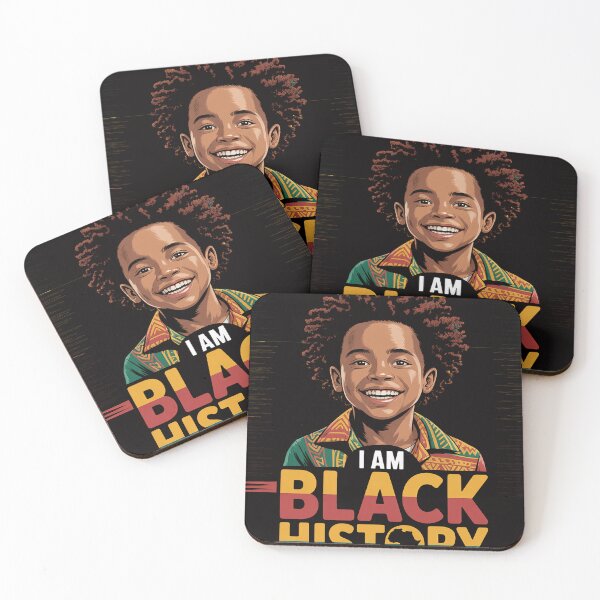 Item preview, I Am Black History Afro Boy Little Melanin Prince BHM Kids designed and sold by DarioRosales.