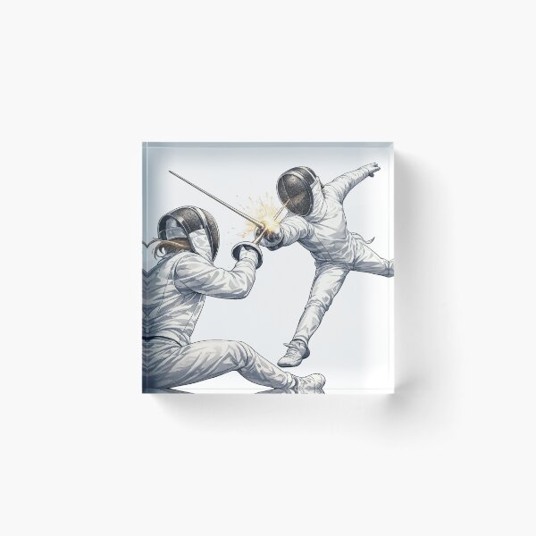 Item preview, En Garde Fencing designed and sold by ChillCharmStudio.