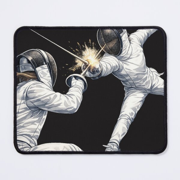 Item preview, En Garde Fencing designed and sold by ChillCharmStudio.