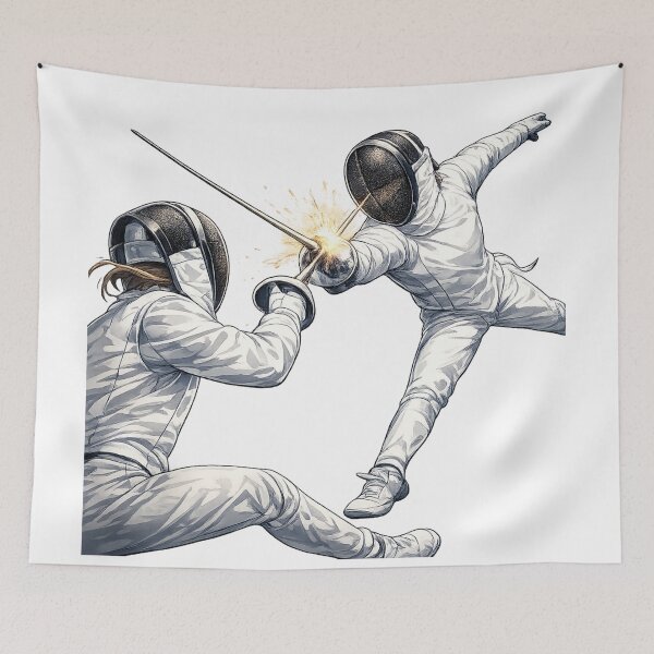 Item preview, En Garde Fencing designed and sold by ChillCharmStudio.