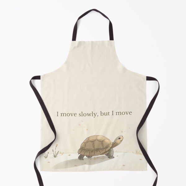 Item preview, I Move Slowly But I Move – Vintage Style Motivational Turtle designed and sold by soletstudio.