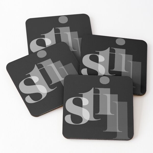 Item preview, Still Minimalist Typography Art | Modern Wall Decor - Black designed and sold by Lucia Fontes.