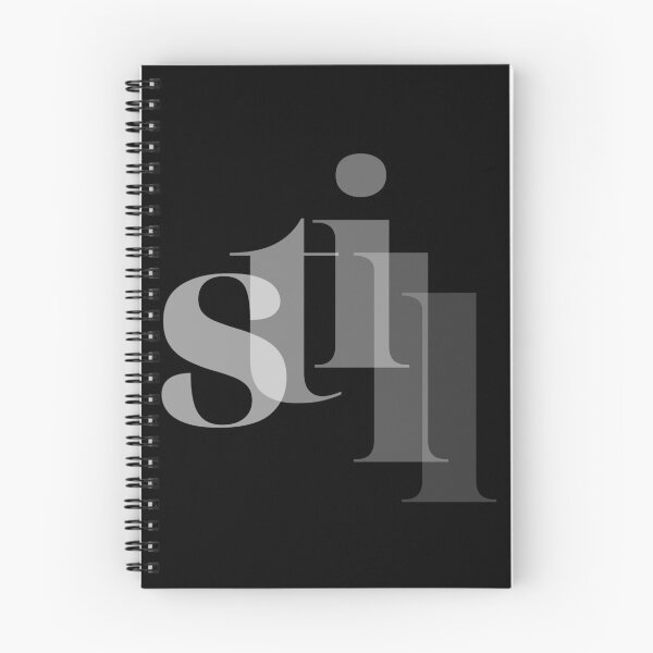 Item preview, Still Minimalist Typography Art | Modern Wall Decor - Black designed and sold by Lucia Fontes.