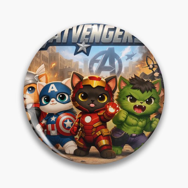 Item preview, Cat-vengers: movie parody designed and sold by Y-J-TRUE.