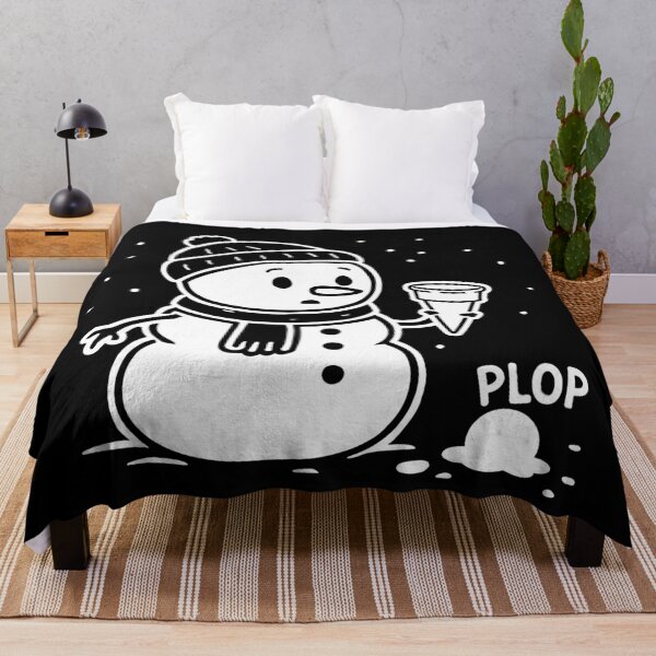 Item preview, Cute Snowman Illustration – Funny Winter Design designed and sold by MesWorlds.