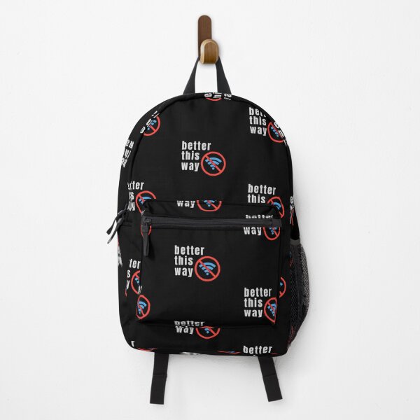 Item preview, Better This Way – Wi-Fi Disabled Offline Tech Burnout Design designed and sold by MK-Charlie.