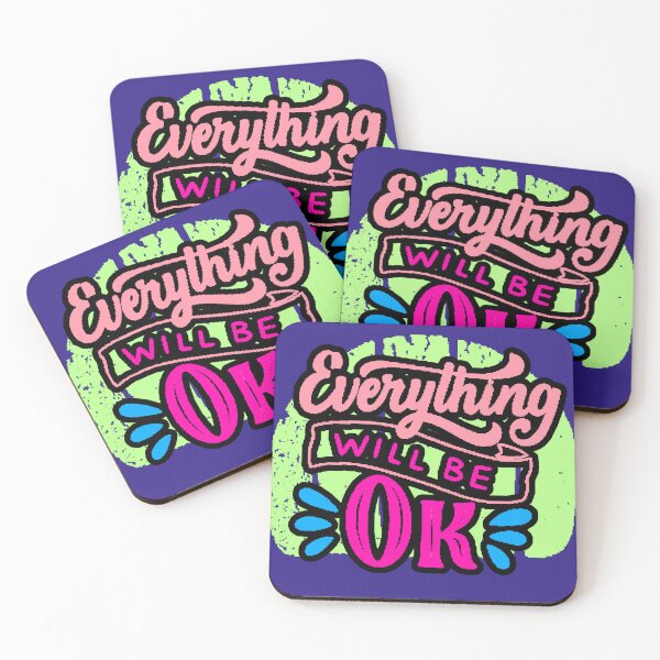 Item preview, Everything Will Be OK – Positive Phrase of Calm and Hope designed and sold by AstronautMerch.