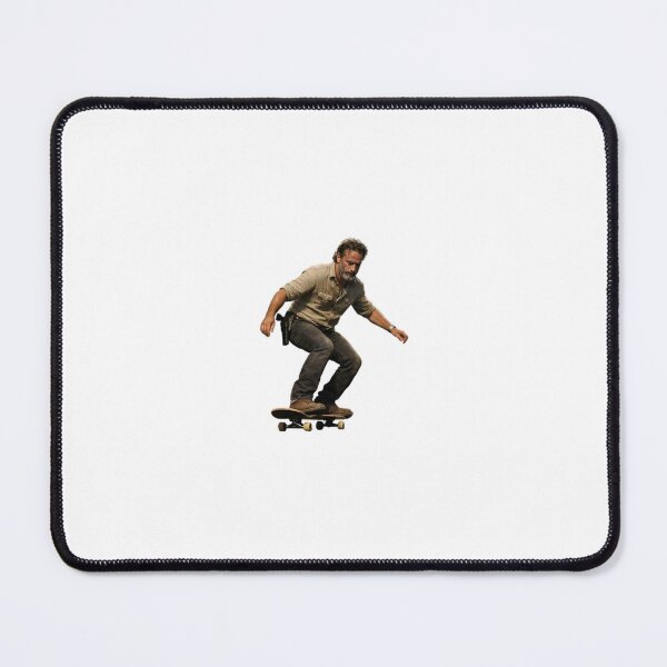 Item preview, Rick Grimes Skateboarding The Walking Dead  designed and sold by jessjess1.