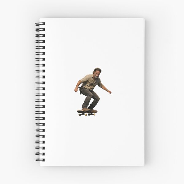 Item preview, Rick Grimes Skateboarding The Walking Dead  designed and sold by jessjess1.