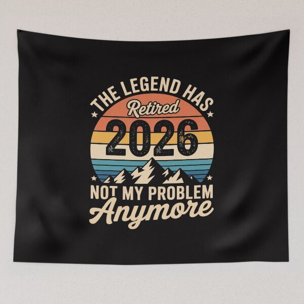 Item preview, Legend Has Retired 2026 Not My Problem Retirement designed and sold by gerardostokes.