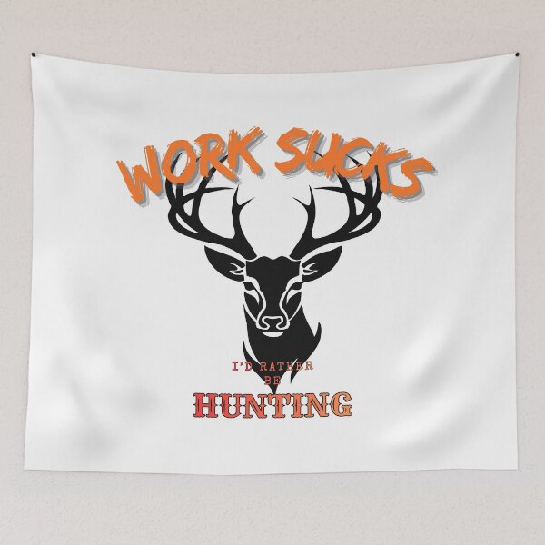 Item preview, Funny deer hunting design, Whitetail Silhouette designed and sold by Rusty Pine.