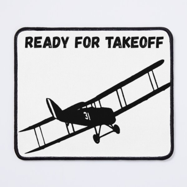 Item preview, Ready For Takeoff or departure biplane airrace pilots designed and sold by PilotandPlane.
