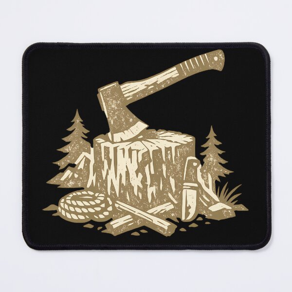 Item preview, Axe Stuck in Tree Stump designed and sold by Tactical Override.
