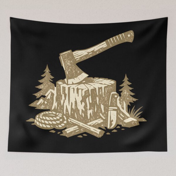Item preview, Axe Stuck in Tree Stump designed and sold by Tactical Override.