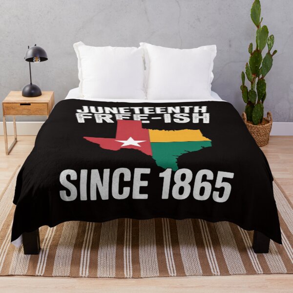Item preview, Juneteenth Freeish Since 1865 Texas Black History Month Flag designed and sold by cherylbartlett.