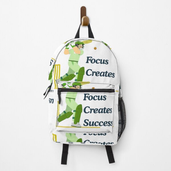 Item preview, Focus Creates Success Cricket Motivation designed and sold by Adappai.