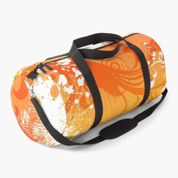 Item preview, Grunge Vector Garden orange and white - Abstract graffiti urban street art - Spray paint, stencil, street artist designed and sold by Pics'Elle Creations.