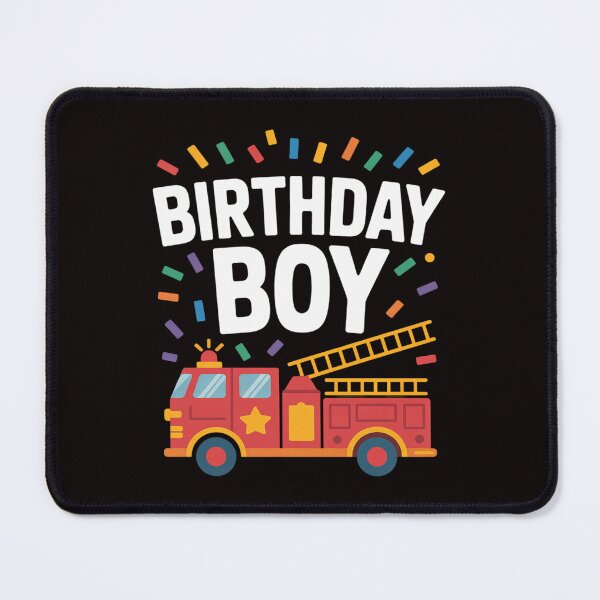 Item preview, Kids Birthday Boy Fire Truck Party Firefighter Theme Toddler designed and sold by cherylbartlett.
