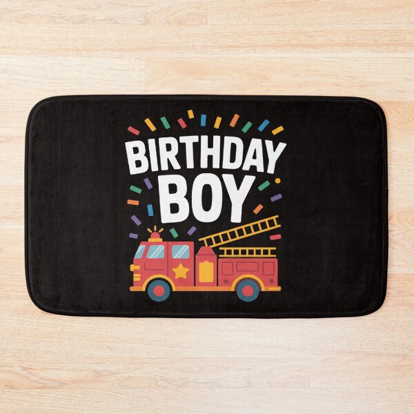 Item preview, Kids Birthday Boy Fire Truck Party Firefighter Theme Toddler designed and sold by cherylbartlett.