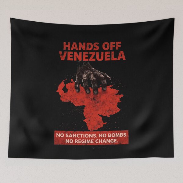 Item preview, Hands Off Venezuela No Sanctions No Bombs No Regime Change Political Activism designed and sold by SofenArt.