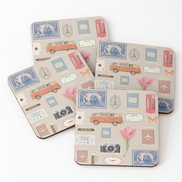 Item preview, Travel Stamps designed and sold by Lah_Art.