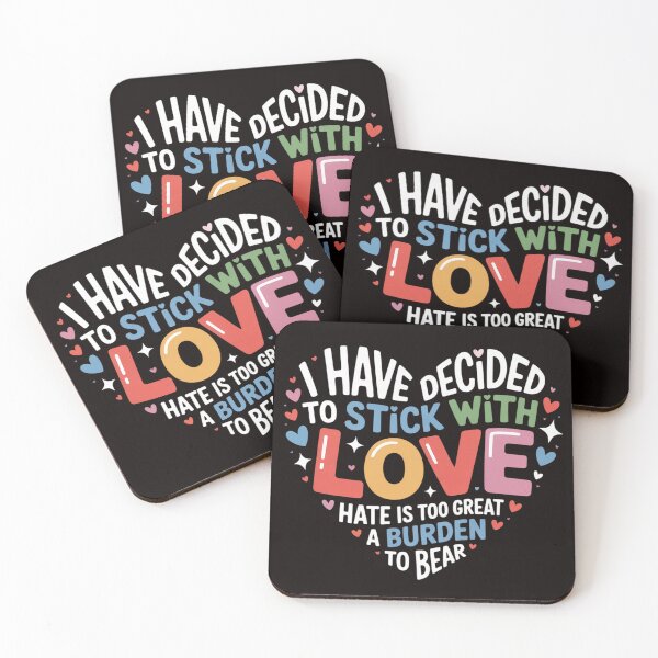 Item preview, I Have Decided to Stick With Love Black History Month designed and sold by cherylbartlett.