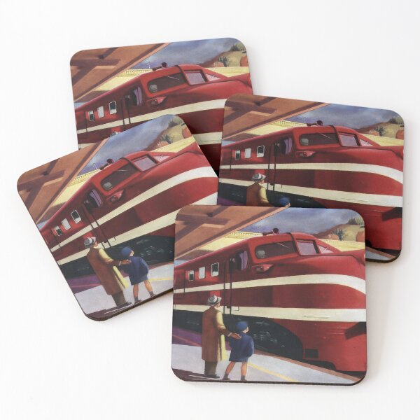 Item preview, American locomotive Railroad train art of Edward hopper designed and sold by st1art.