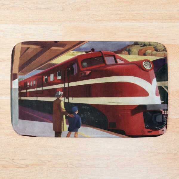 Item preview, American locomotive Railroad train art of Edward hopper designed and sold by st1art.