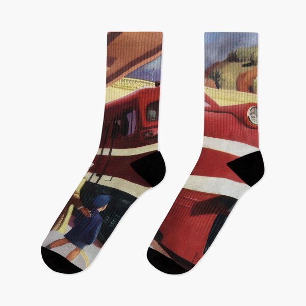 Item preview, American locomotive Railroad train art of Edward hopper designed and sold by st1art.