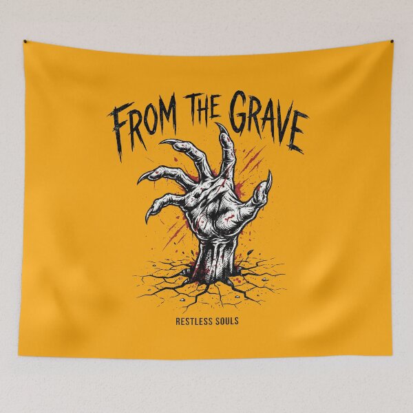 Item preview, Zombie hand reaching out of ground designed and sold by AwesomeBeyondLimits.